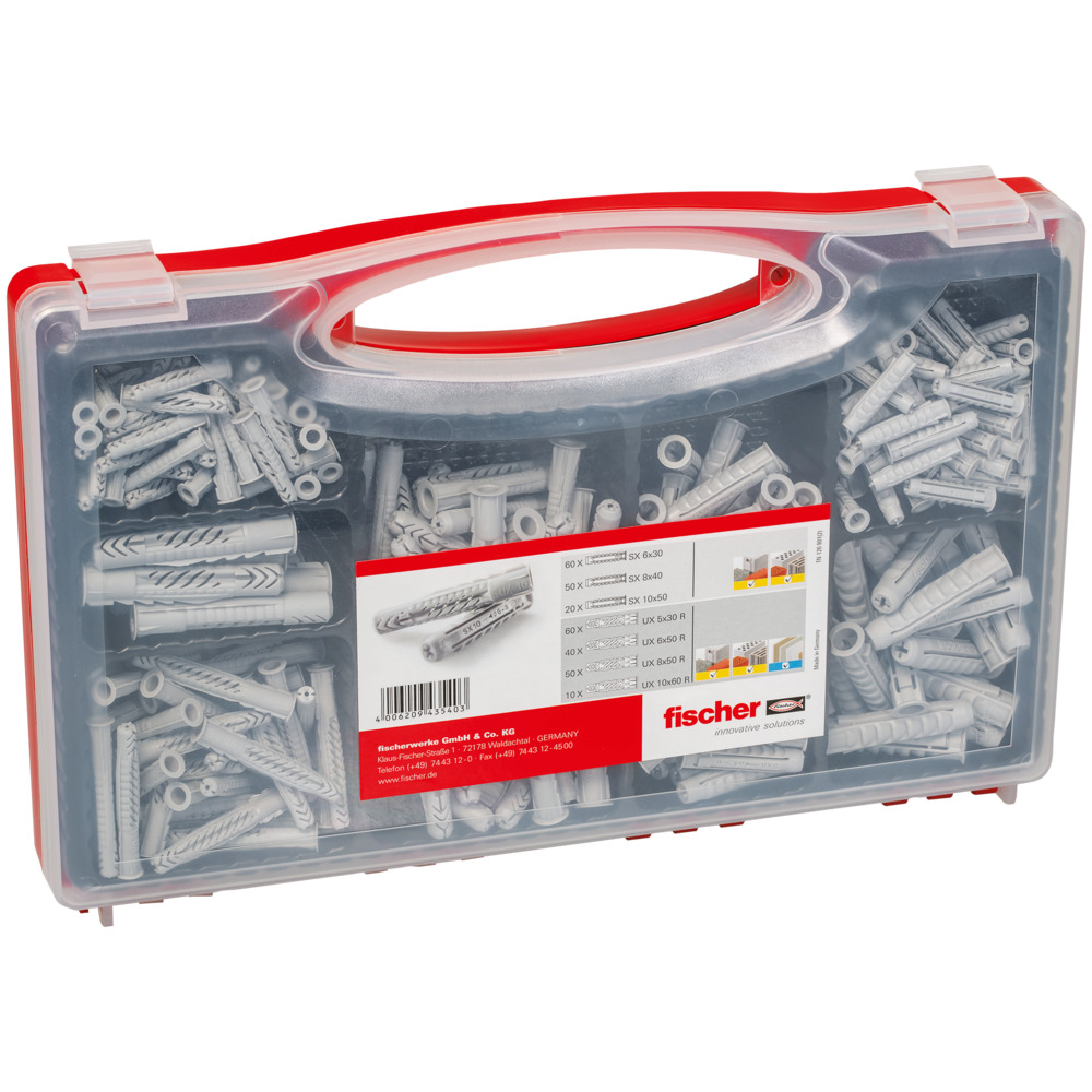 Set de chevilles SX Plus 150 pièces – Fixation Robuste | FISCHER
